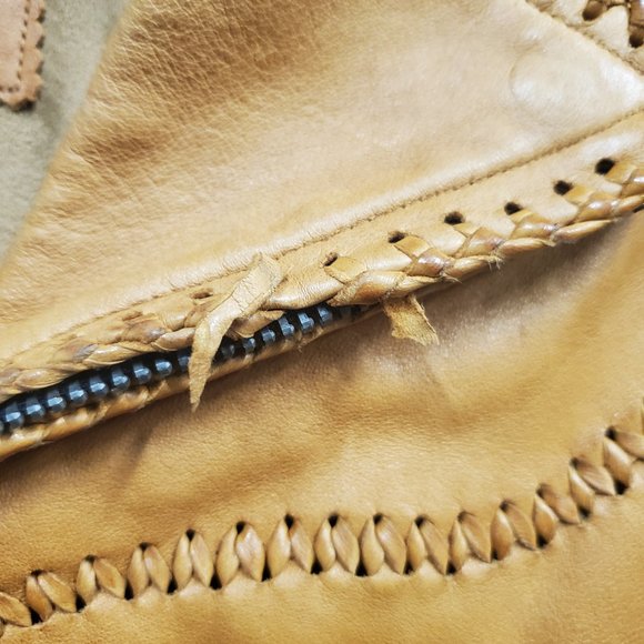 Womens Levi's Custom Genuine Cattle Leather Fits Large - Picture 5 of 13